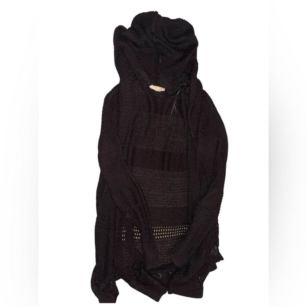 Cardigan with hood